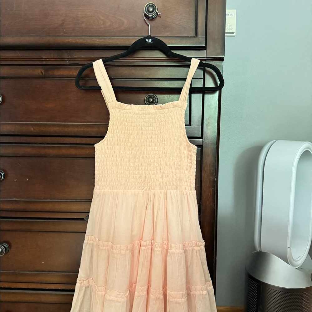 Wild Fable Pink Smocked Tiered Sundress